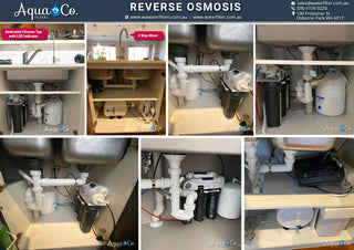 AquaCo 5 Stage Undersink Reverse Osmosis Drinking Water Filter System
