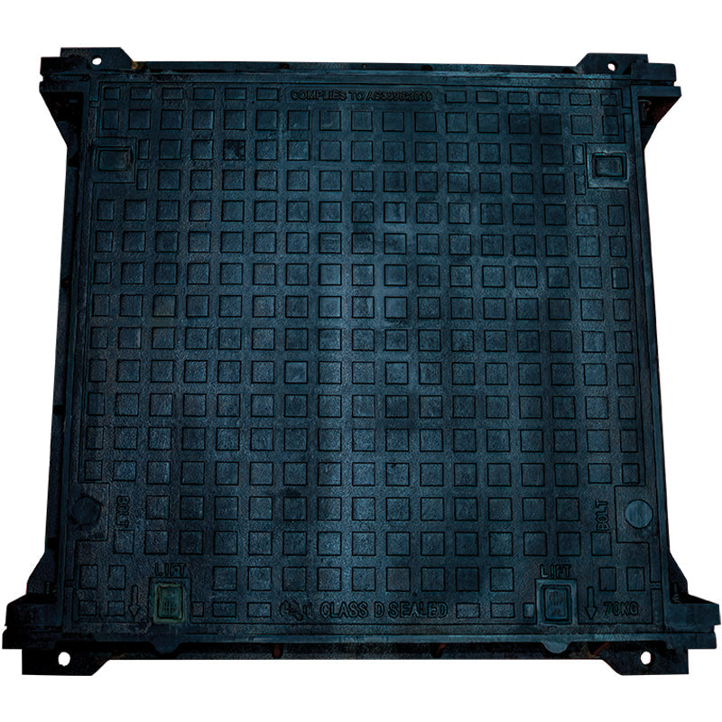 600 x 900mm Class D Cast Iron Trafficable Pit Cover