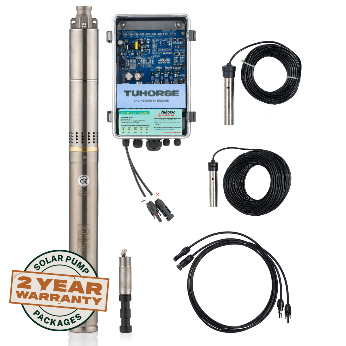 Tuhorse 2S370-40 solar bore pump complete kit