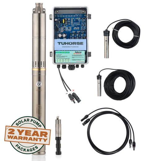 Tuhorse 2S370-40 solar bore pump complete kit
