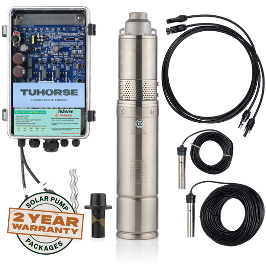 Tuhorse 4S1000-40 submersible pump motor and rotor detail