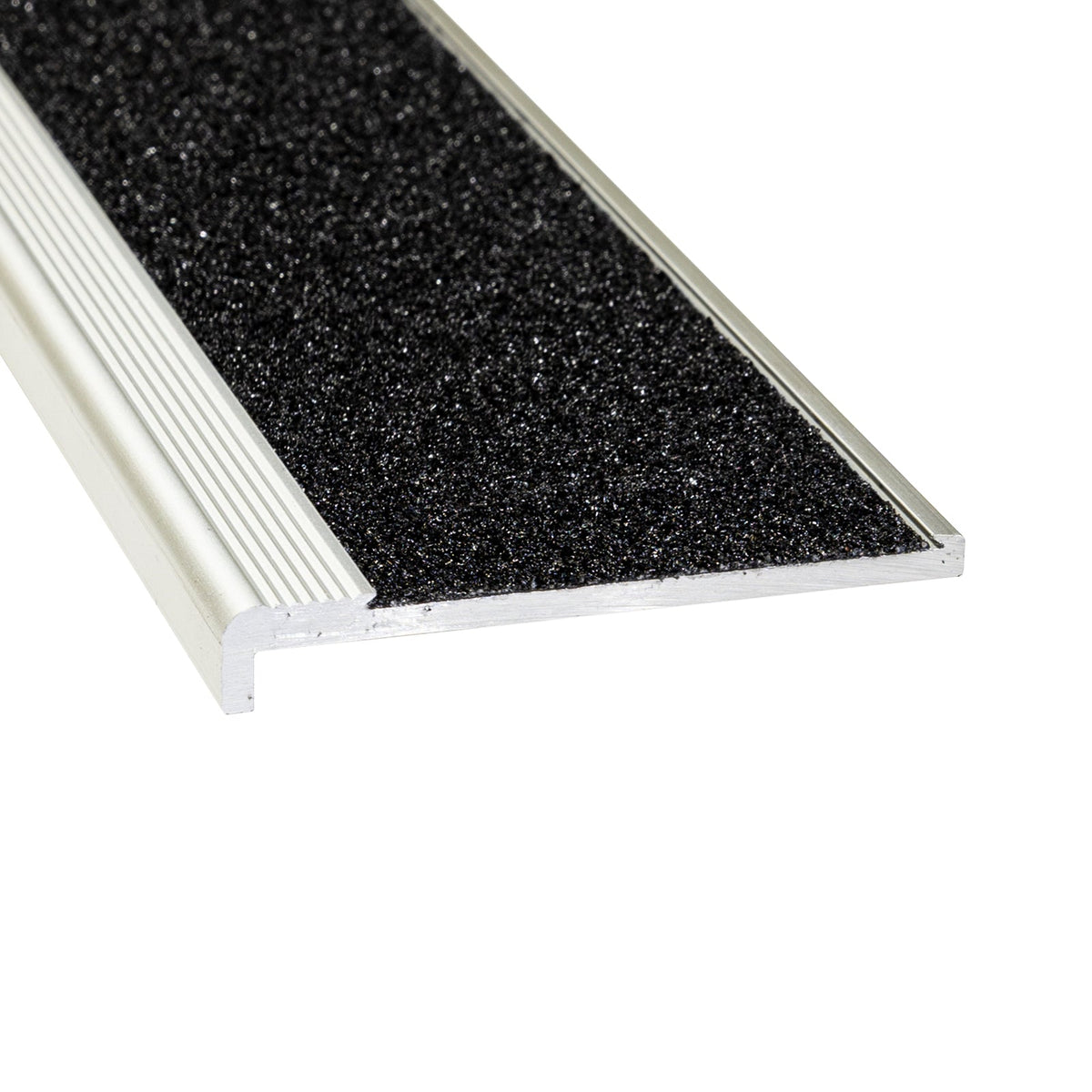 Appular Recessed Stair Nosing 58 x 10mm - AppularCarborundumRecessed ClearAnodised Black
