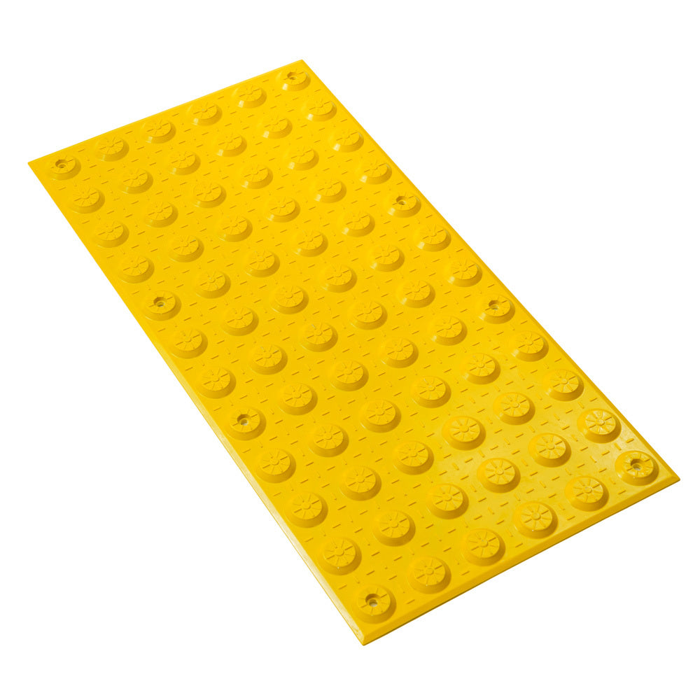 Duratac Eco Hazard Tactile Indicator Plate 600 x 300mm with Screws and Plugs