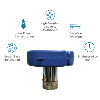 REEFE RFA240 1HP Pond & Dam Aerator 60,000L/h - Improve Water Quality in Ponds & Dams