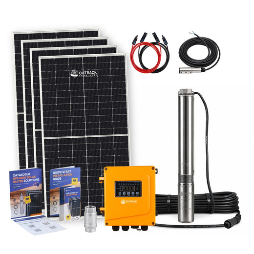 Outback Digger solar bore pump complete kit