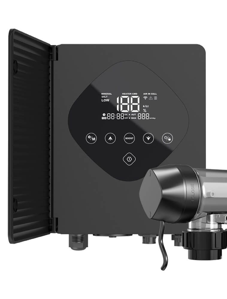 Madimack InverCHLOR 20 salt and mineral pool chlorinator, 20 g/hr output for pools up to 45,000 litres