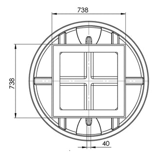 1600L Poly Pump Well - Certified to AS/NZ1546