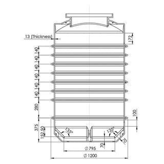 1600L Poly Pump Well - Certified to AS/NZ1546