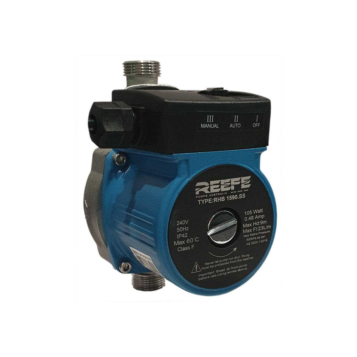 REEFE RHB1590 stainless steel hot water booster pump