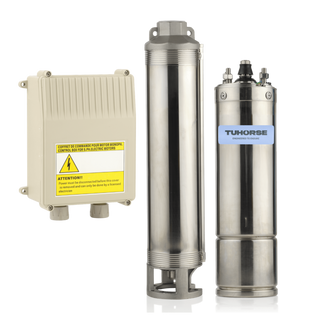 Tuhorse 4" 1HP/240V A-12 Submersible Bore Pump Package, package contents