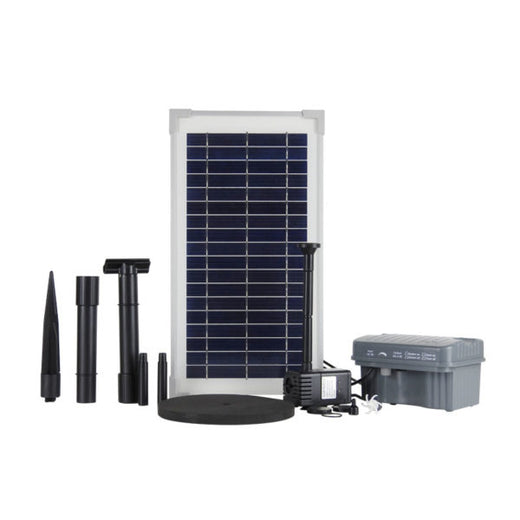 REEFE RSFB250 Solar Fountain Pump with Battery Backup