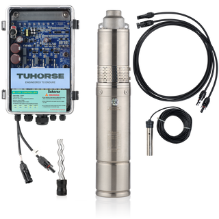 Tuhorse 4S1000 4 Inch Solar Bore Pump 1000W Pump & Controller, package contents