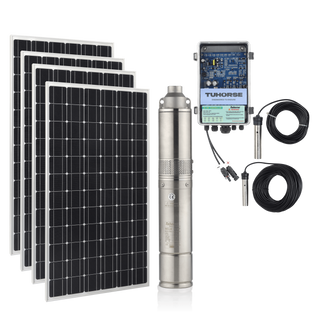 Tuhorse 4S1000 4 Inch Solar Bore Pump Package 1000W + 1600W Panels, package contents