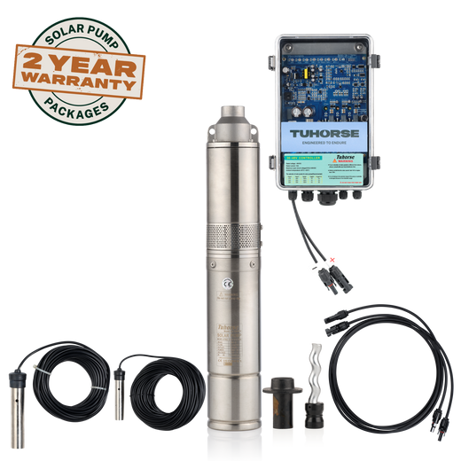 Tuhorse 4S500-40 submersible pump motor and rotor detail