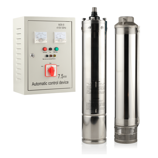 Tuhorse 6" 15HP/415V ES-08 Submersible Bore Pump Package, package contents