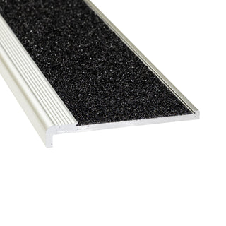 Appular Recessed Stair Nosing 58 x 10mm - AppularCarborundumRecessed ClearAnodised Black