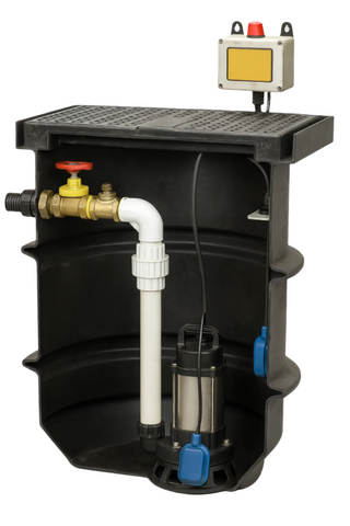 BlueSelect 250L Sewer Pump Station Package