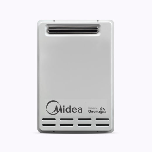 Midea M Series M20 20L/min Continuous Flow Gas Hot Water Heater - 70C Preset