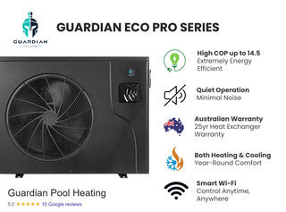 Guardian Eco Pro Series 28kW Quiet Pool Heat Pump
