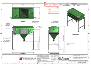 KCPS-1500 Oil Water Separator 1500L Poly Tank System