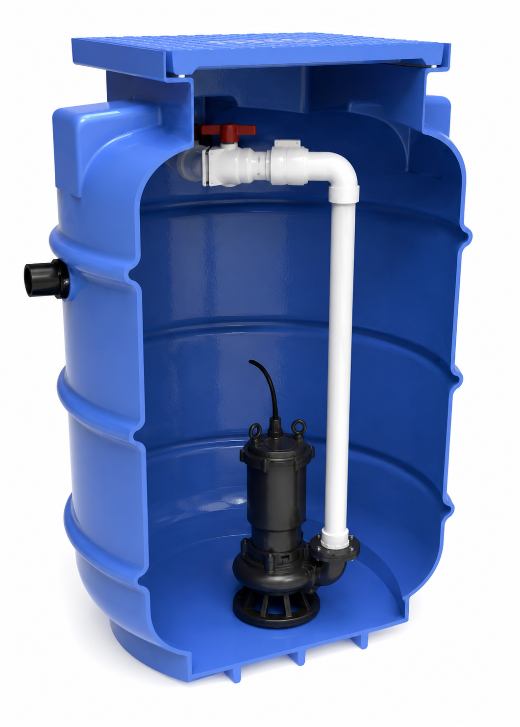 Kwikflo 1200L Sewer Pump Station Package Pre-assembled Single Pump