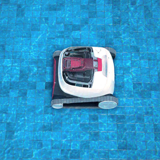 Maytronics Dolphin Liberty 400 Cordless Robotic Pool Cleaner inside water 