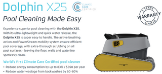 Maytronics Dolphin X25 - Robotic Pool Cleaner feature set 2