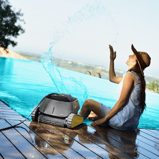 Maytronics Dolphin X30 Robotic Pool Cleaner lifestyle 