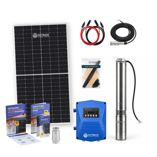 Outback Joey solar bore pump complete kit