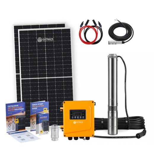 Outback Pioneer solar bore pump complete kit