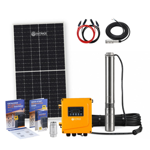 Outback Scout solar bore pump complete kit