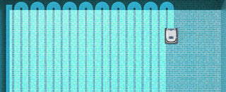 Robo-Tek Robo-Charge Cordless Robotic Pool Cleaner cleaning floors