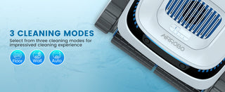 Robo-Tek Robo-Charge Cordless Robotic Pool Cleaner cleaning modes