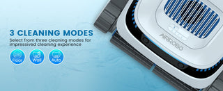 Robo-Tek Robo-Charge Cordless Robotic Pool Cleaner cleaning modes