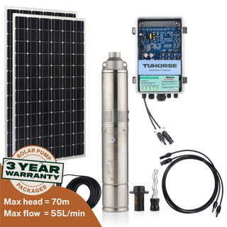 Tuhorse 4S500-40/800 solar bore pump complete kit