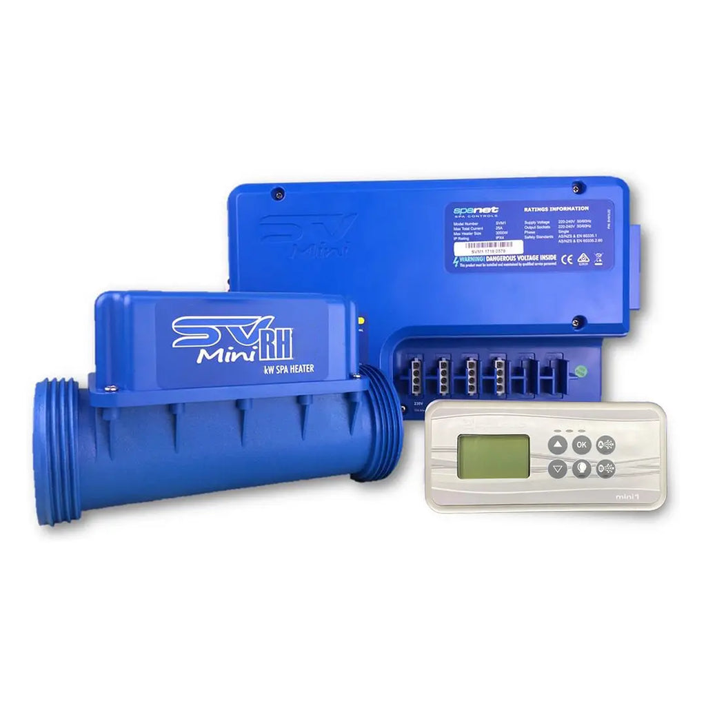 Spanet Mini 1 SV - 1.5kW 10A Spa Controller Package, Controller, Remot ...