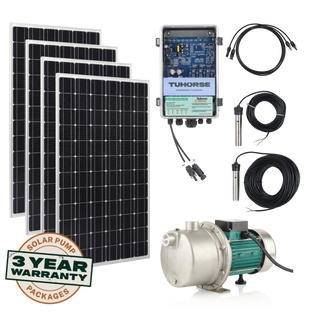 Tuhorse Solar Surface Jet Pump 500W solar surface jet pump complete kit