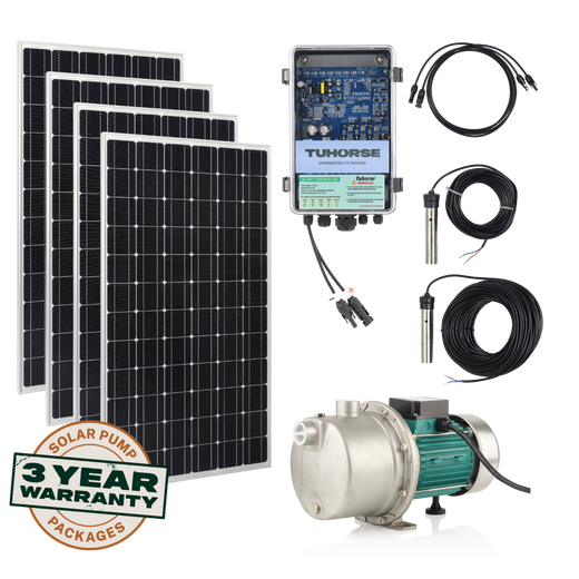 Tuhorse Solar Surface Jet Pump 500W solar surface jet pump complete kit