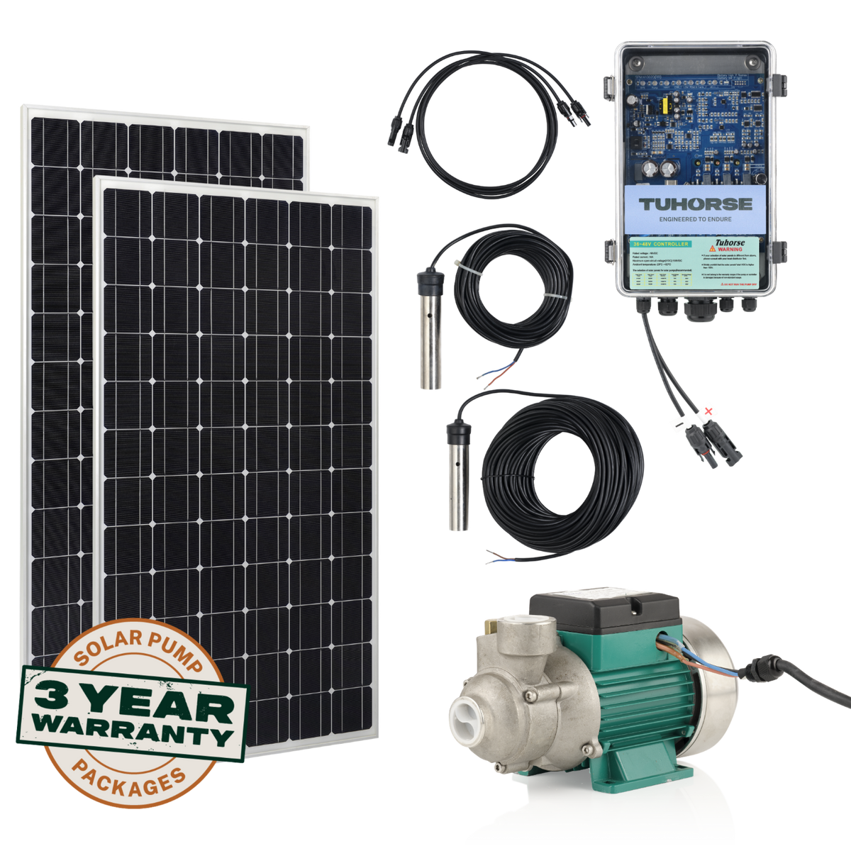 Tuhorse Solar Surface Jet Pump 210W solar surface jet pump complete kit