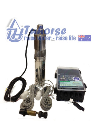 Tuhorse 3" Solar Submersible Bore Pump 500W with 40m Cable